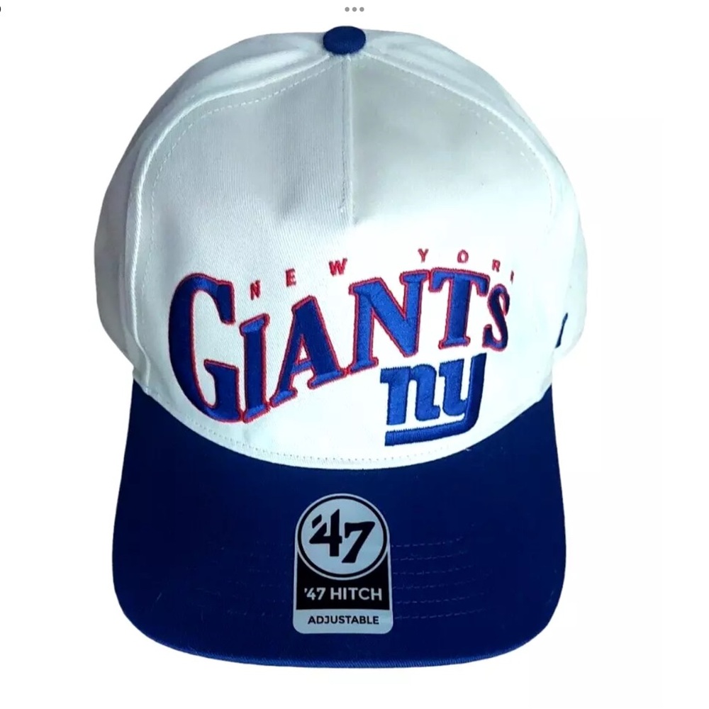 New York Giants Hat '47 Brand Hitch Adjustable Snapback Cap Sandstorm Wave